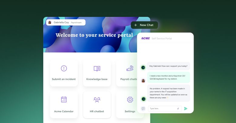 un portal de autoservicio de TI que realmente funcione